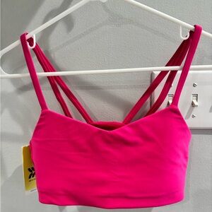 All in Motion Hot Pink Strappy Bralette